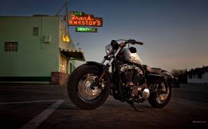 motorbike, Harley-Davidson, Sportster, XL 1200 X Sportster Forty-Eight 2011, moto, motorcycle