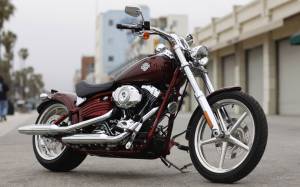     , Harley-Davidson, motorcycle, Softail, FXCWC Rocker C 2010, , ...