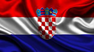 flag, croatia, , , , satin