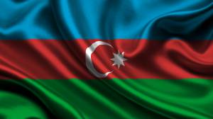 , , azerbaijan, , satin, flag