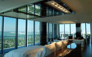 балкон, интерьер, жилая комната, пентхаус, мегаполис, дизайн, стиль
