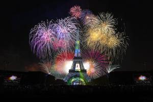 Париж, башня, праздник