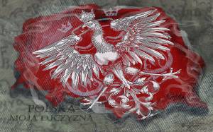 national emblem, the flag, the Eagle, smoke