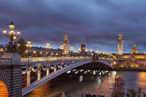 Pont Alexandre III, париж, франция
