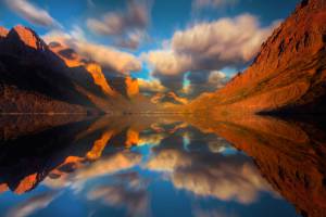     montana, mirror visions - saint mary's lake, glacier national park